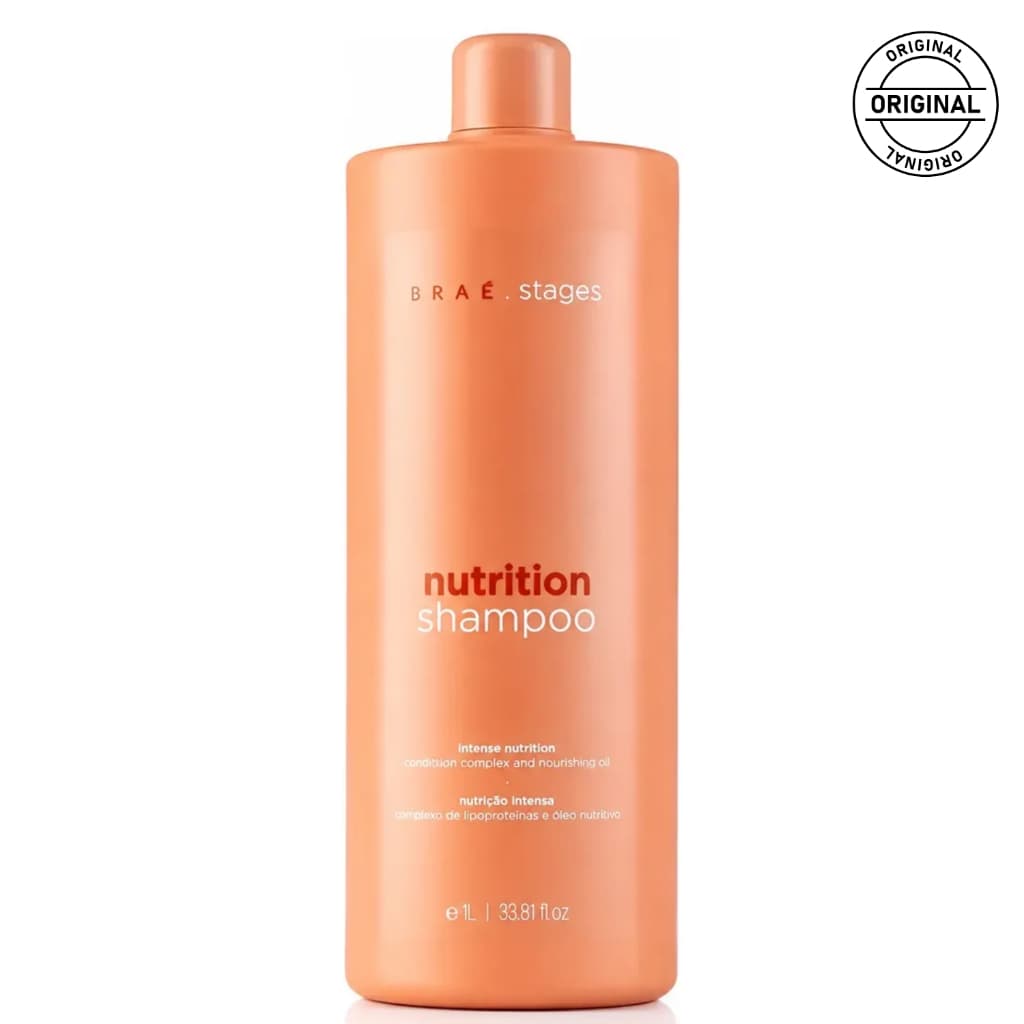 Shampoo Nutritivo Hidratante Antifrizz Braé Stages 1L