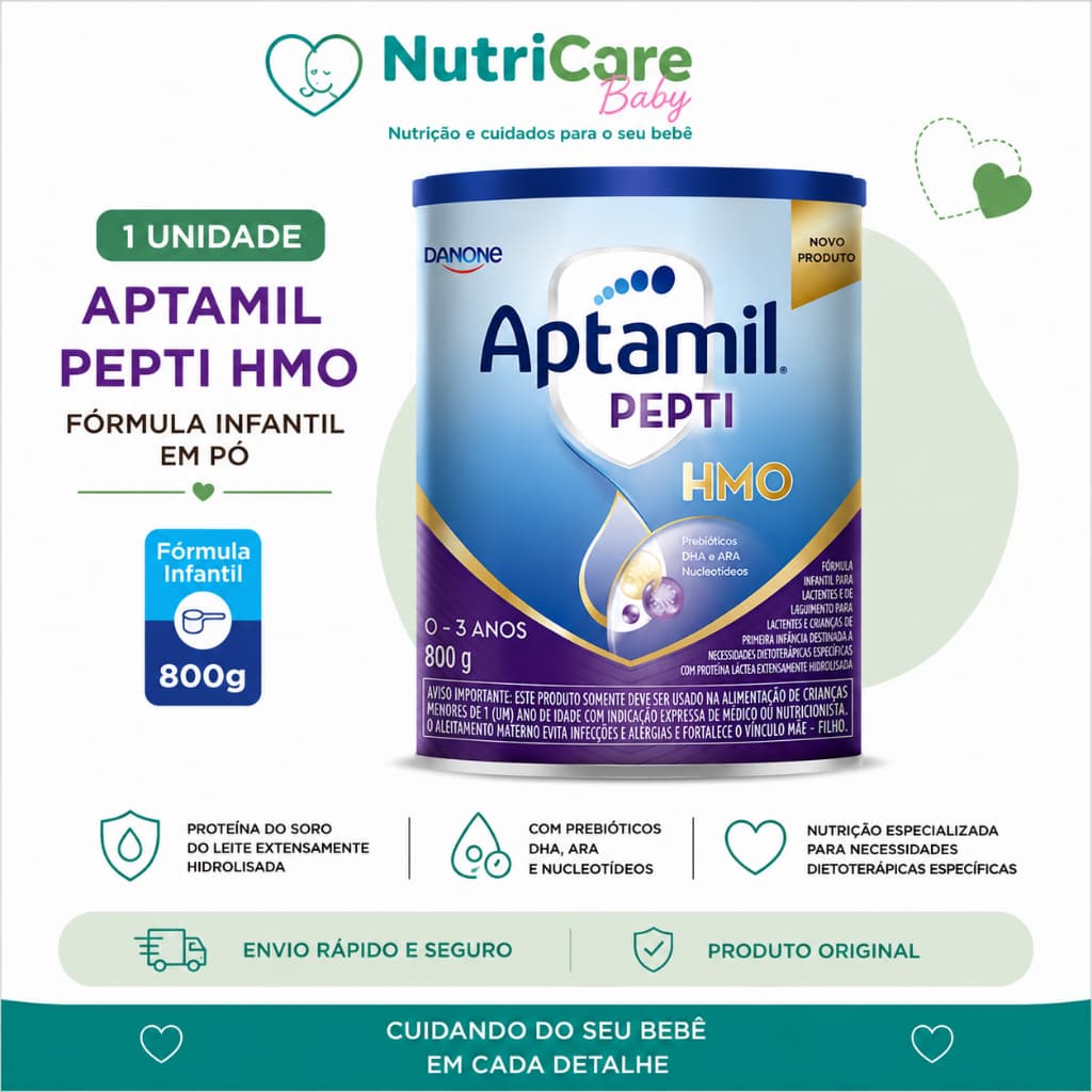 Fórmula Infantil: Aptamil Pepti 800g - 0-3 anos