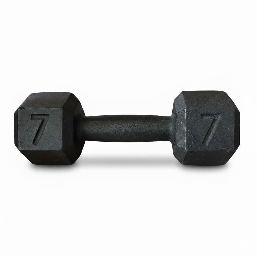 Halter 7Kg Musculação Academia Treino Peso Fitness Gym Exercícios Ferduor Físicos Esporte Fisioterapia Recuperação