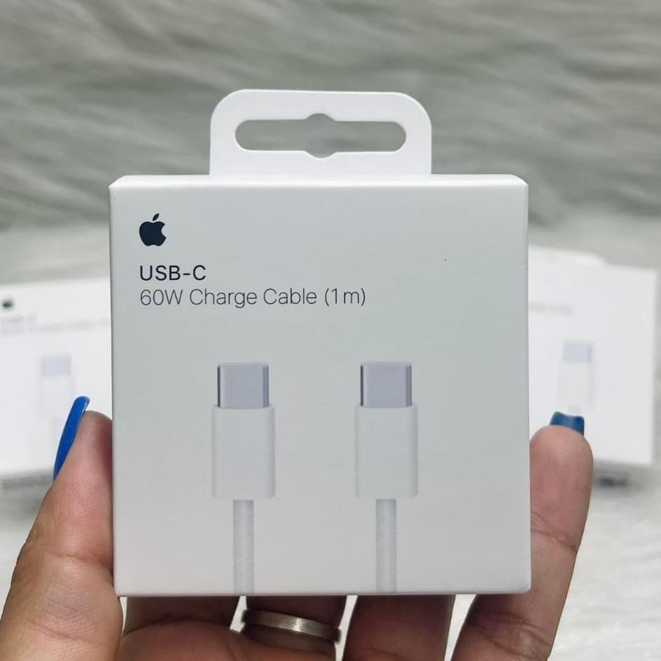 CABO CARGA RÁPIDA 60W USB- TIPO C -IPHONE ,IPAD, MACBOOK E ANDROID