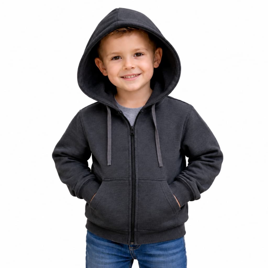 Casaco Colegial Unissex de Moletom - Inverno - Masculino e Feminino Infantil e Infanto Juvenil - 2 ao 16 anos