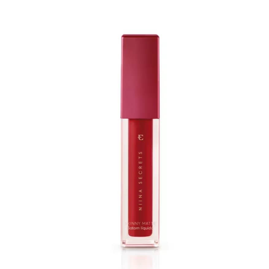 Batom Líquido Vermelho Hibisco Niina Secrets Skinny Matte 5ml - Eudora