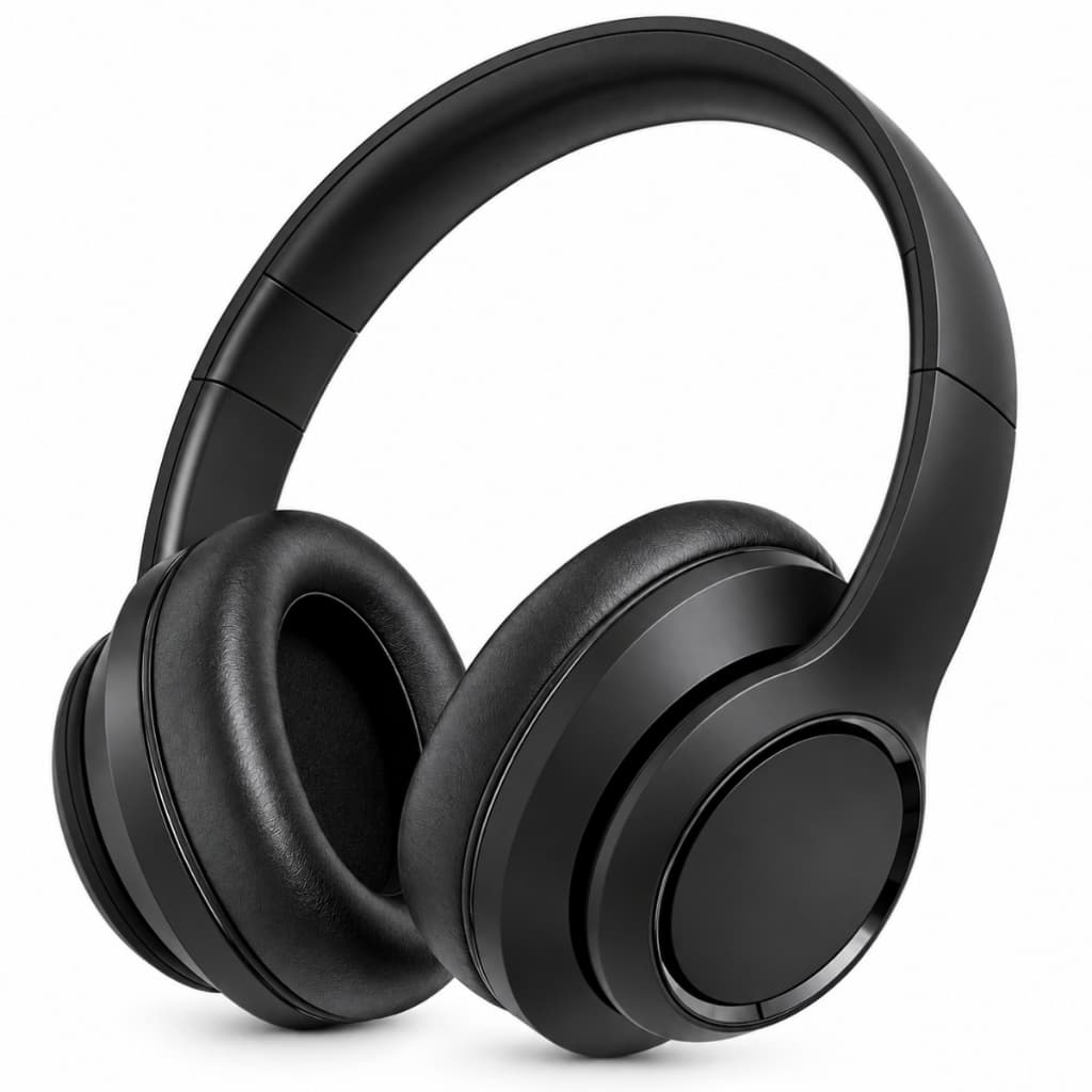 Fone de Ouvido Bluetooth 5.3 On-ear. Cancelamento de Ruído e Regulável para Corridas e Academia