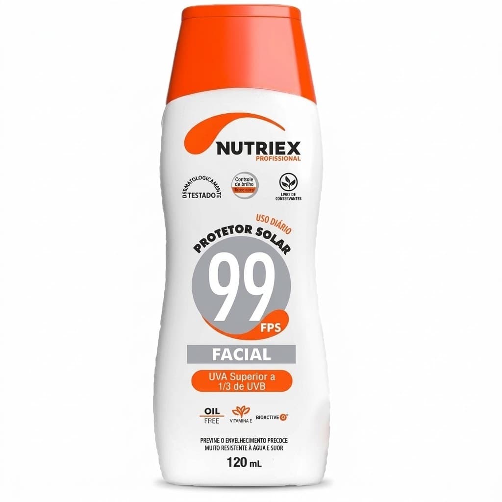 Protetor Solar Fps 99 Facial Nutriex 120ml