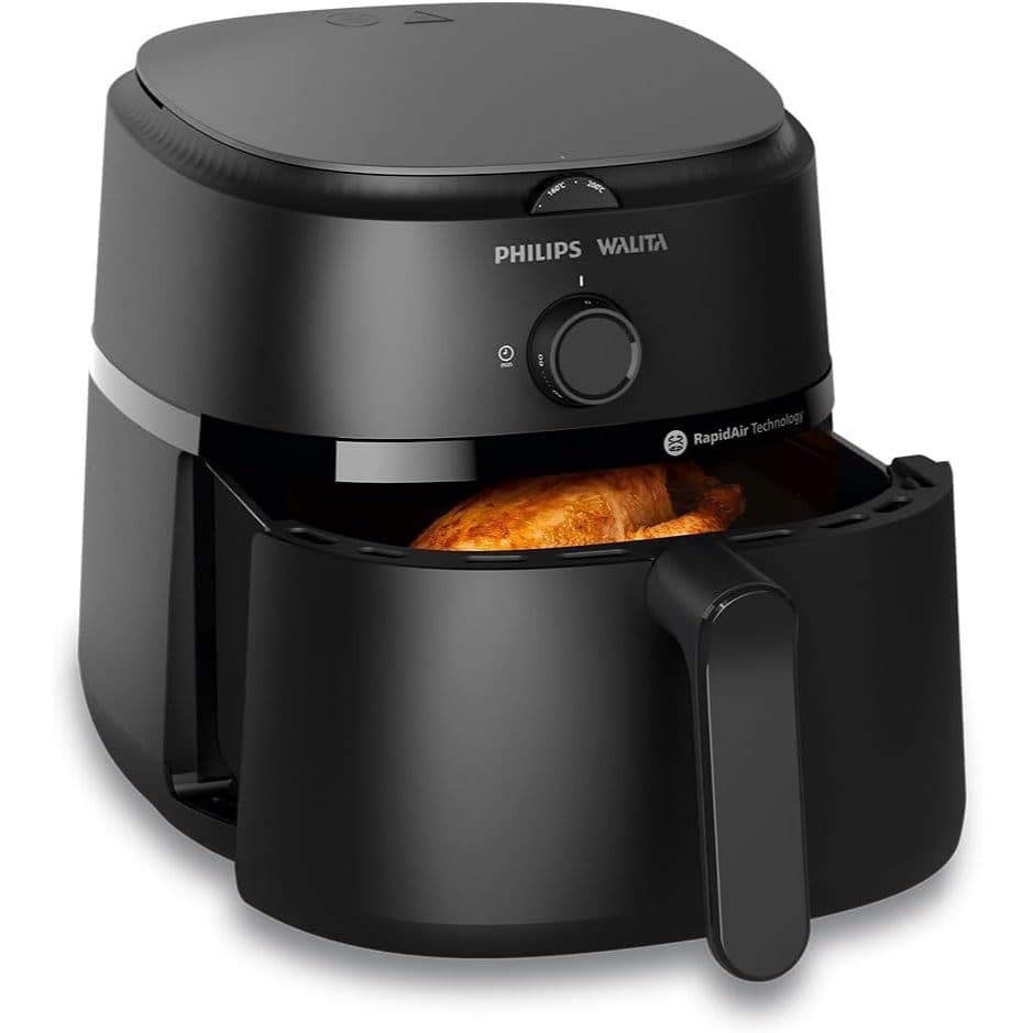 Fritadeira Airfryer Philips Walita Série 1000 XL Sem Óleo Com Grelha Removível E Desligamento Automático
