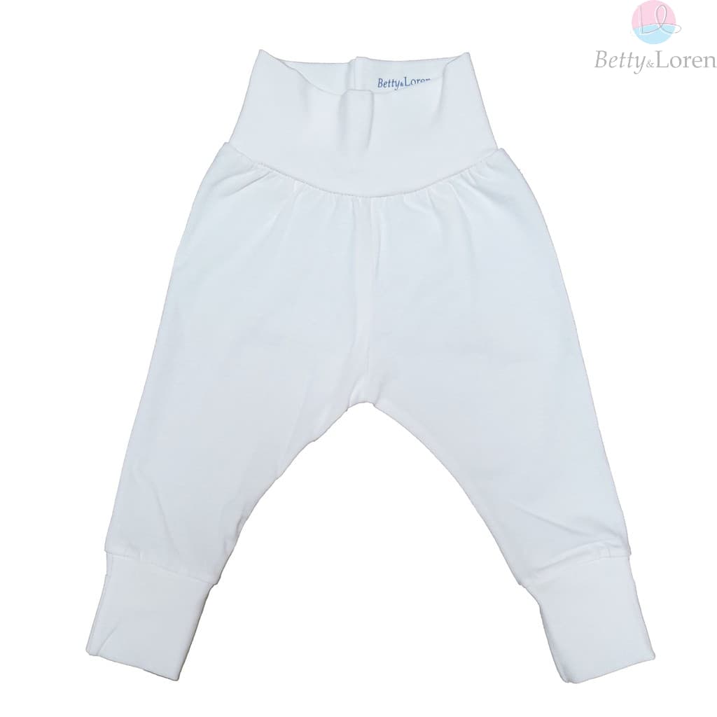Roupa Calça Mijão Cós alto, culote para Bebê Menino Menina - Diversas Cores e Tamanhos Betty & Loren
