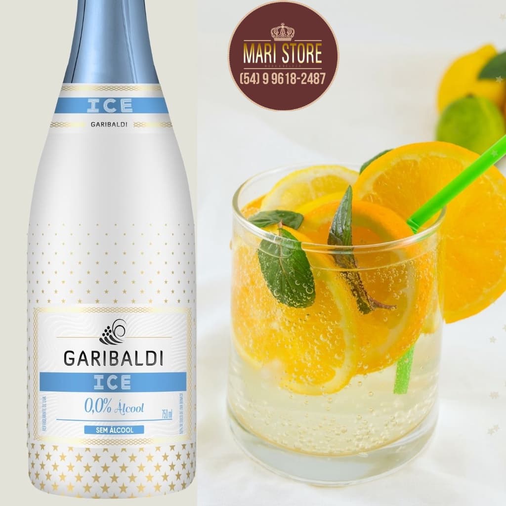 ICE Garibaldi Zero Álcool Branco Serra Gaúcha 750 ml