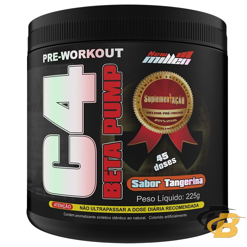 Pré Treino C4 Beta Pump ( Pré Workout ) 225g - New Millen