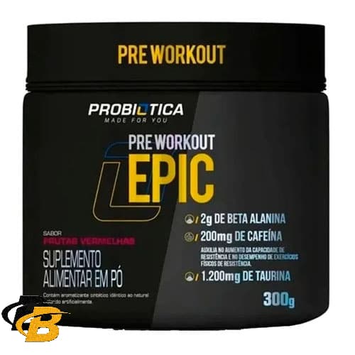 Pré Treino Epic Pré Workout - 300g - Probiotica