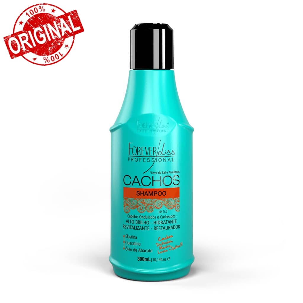 Shampoo Cachos Forever Liss 300ml Hidratante Controla o Volume e Frizz - Ondulados
