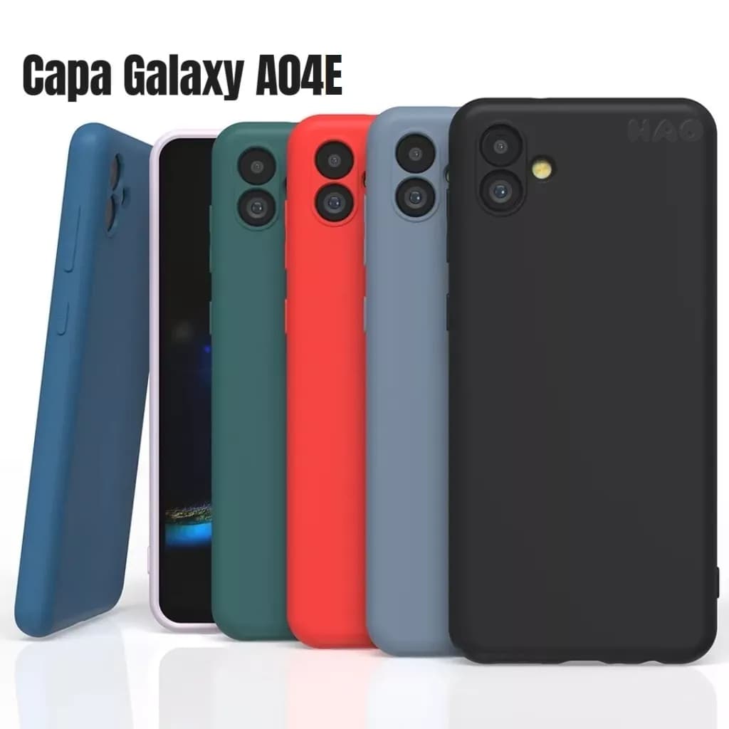 Capa Capinha Silicone Aveludada Para Samsung Galaxy A04E