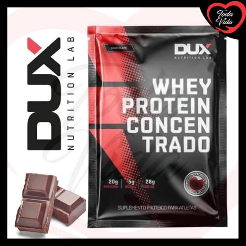 Dux Sache Chocolate - Whey Protein Dux Sache - Todos Sabores (Valor Unitario)