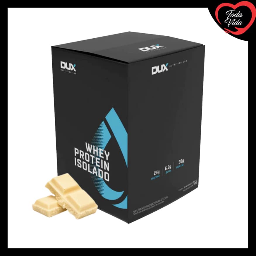 WHEY PROTEIN DUX ISOLADO 30G CAIXA 10 UN CHOCOLATE BRANCO