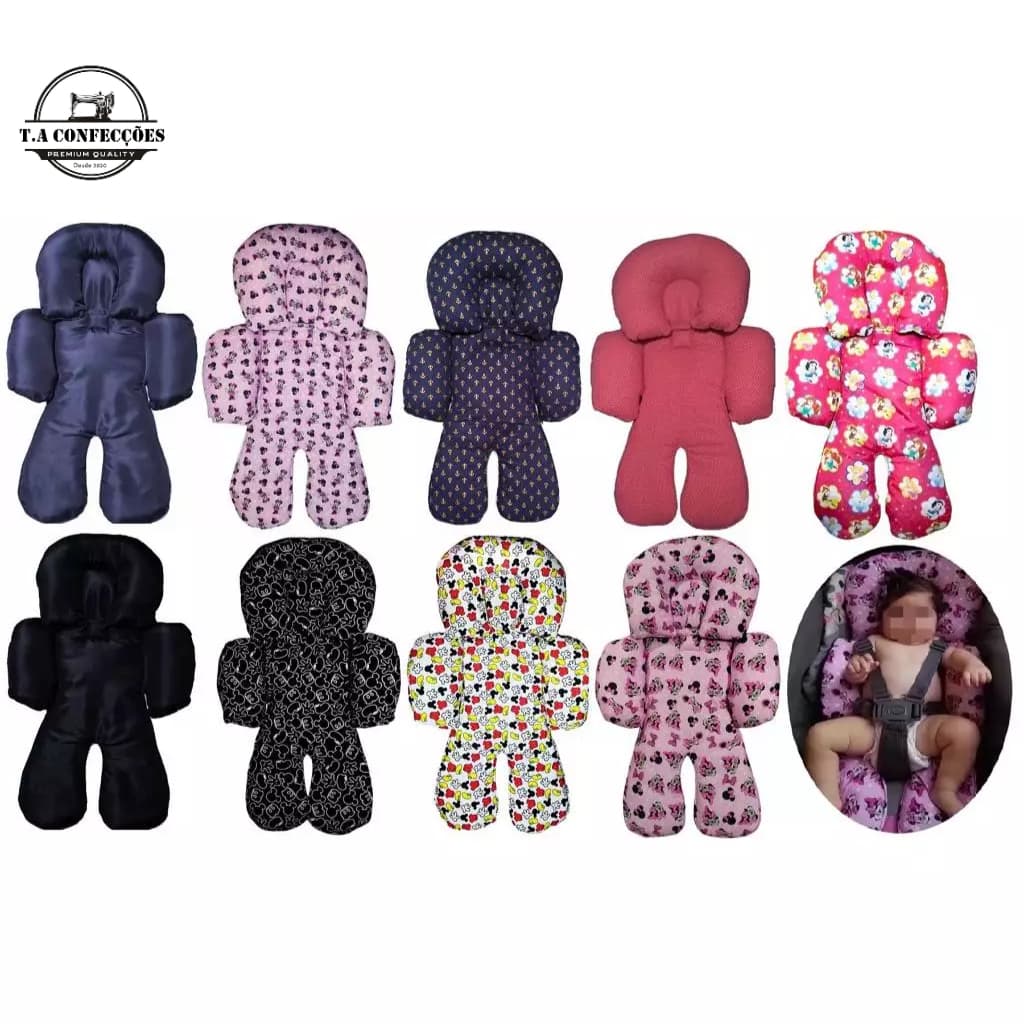 Almofada Bebe Conforto Redutor de Bebe Conforto e Carrinho de Bebe Almofada Redutora Carrinho de Bebê Conforto