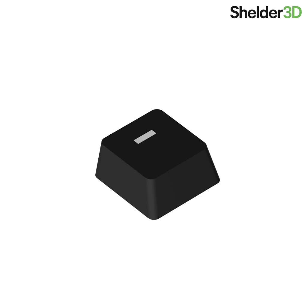 Tecla menos - teclado mecânico feita em 3d