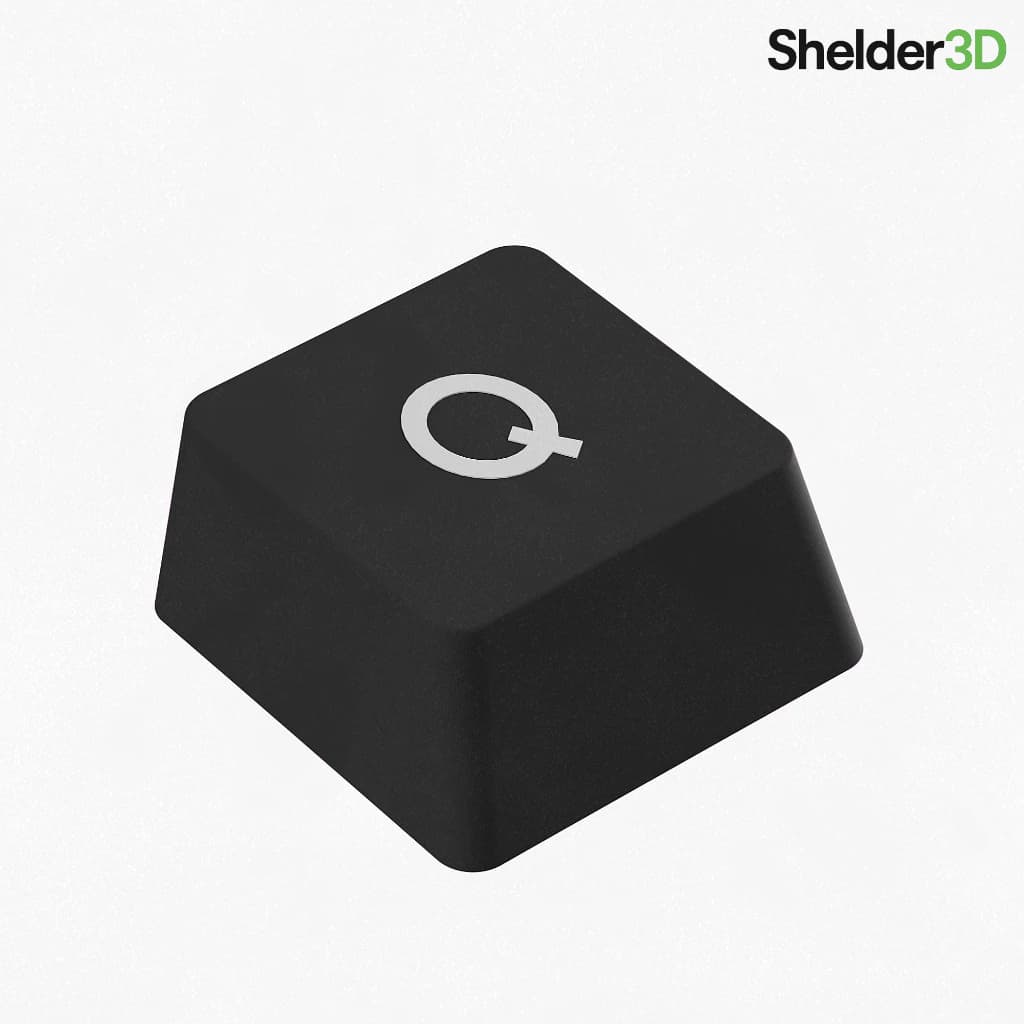 KEYCAP TECLA Q PARA TECLADO MECÂNICO