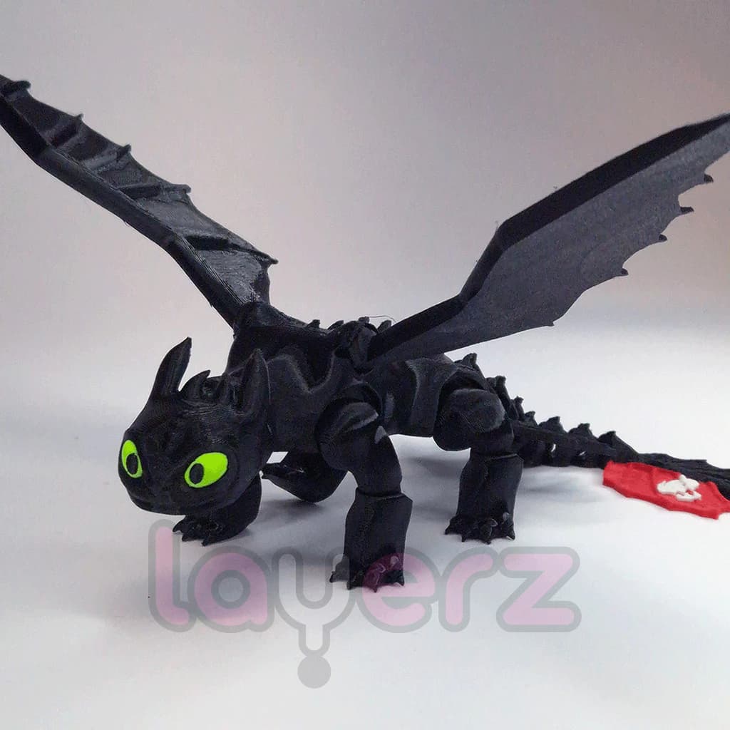 Boneco Banguela Fúria da Noite Articulado 21cm Action Figure Colecionável
