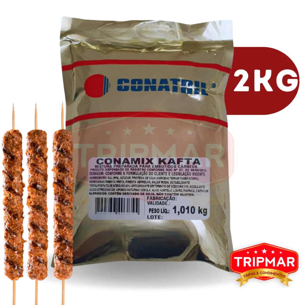 Kit 2 Tempero Kafta Condimento Conamix 1kg