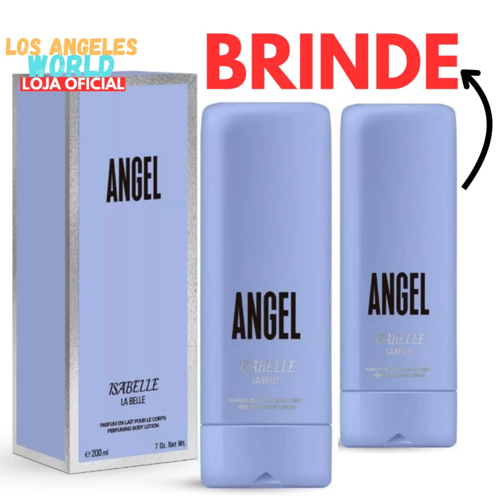 Brinde ANGEL 200ml Isabelle La Belle Creme Corporal Hidratante Corporal Perfumado Compre 1 Leva 2