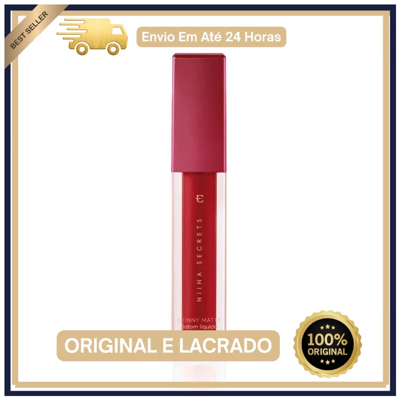 Batom Líquido Eudora Niina Secrets Skinny Matte 5ml