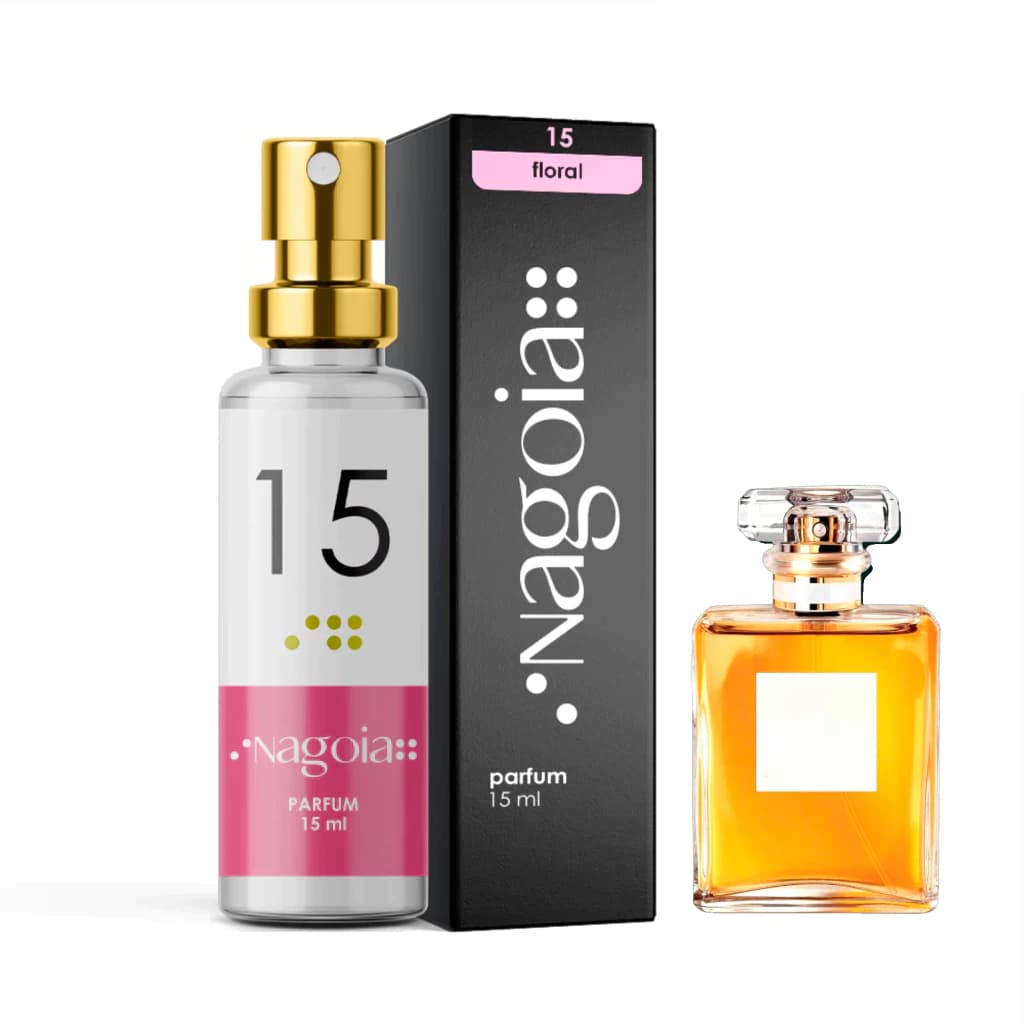 Perfume Importado Feminino 15 ml – Alta Fixação Inspirações NAGOIA 15 - Nº 5
