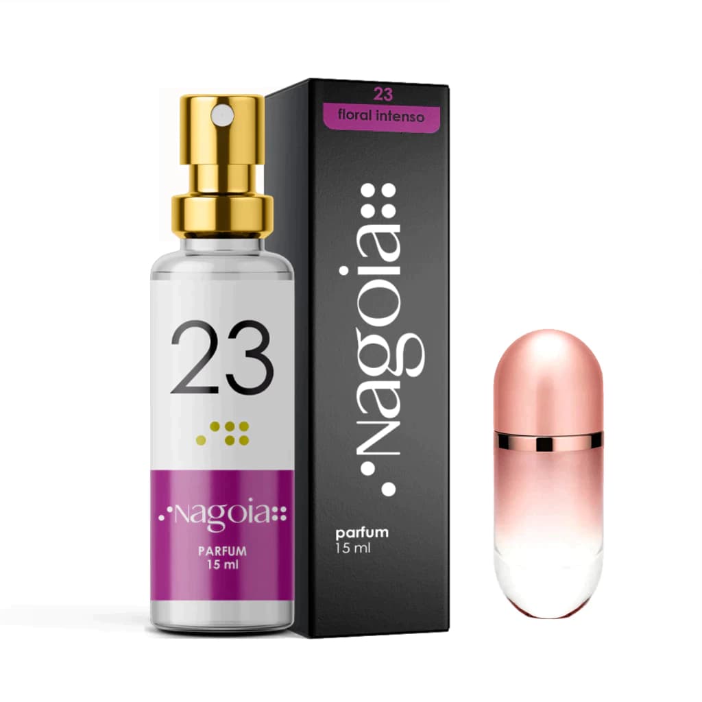 Perfume Importado Feminino 15 ml – Alta Fixação Inspirações NAGOIA 23 Vip Rose