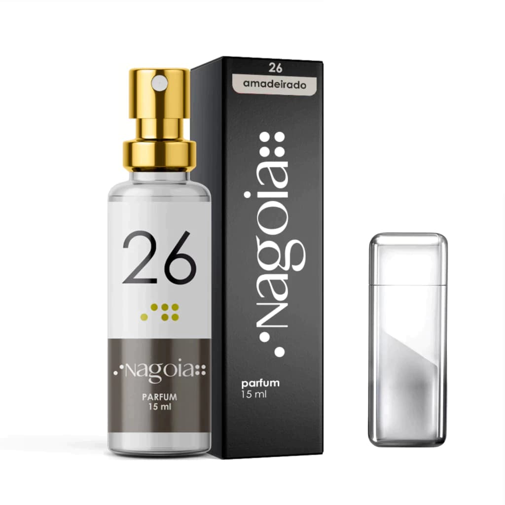 Perfume Importado Masculino 15 ml Nagoia 26 - Alta fixação inspirações - Men Vip