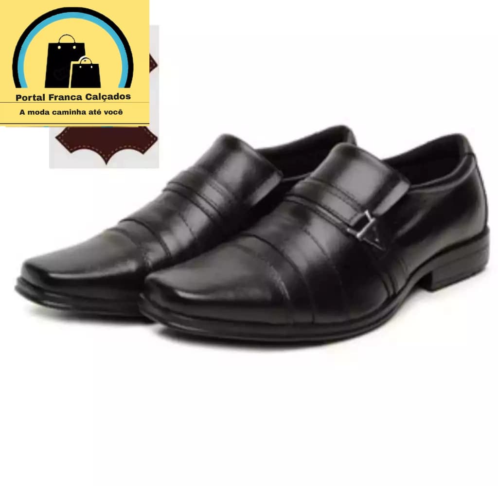 Sapato Social Masculino 100% Couro legitimo Premium Confortável resistente palmilha Confortavel