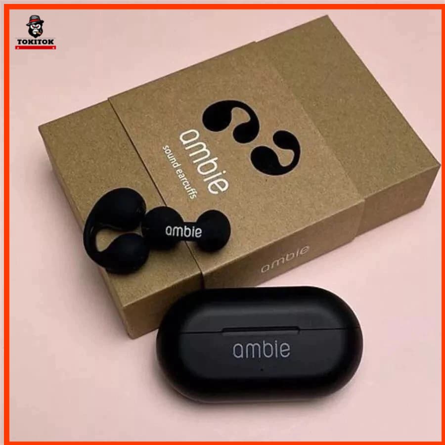 Fone de Ouvido Bluetooth  Ambie Ear Cuff Sem Fio Condução Aérea TWS Som Estéreo Esportivo Confortável