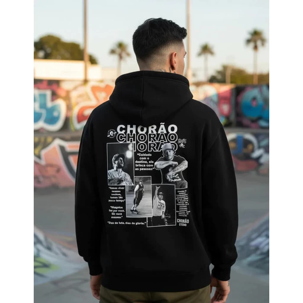 Moletom Com Capuz Charlie Brown Jr Chorão Estampa Frase Rock