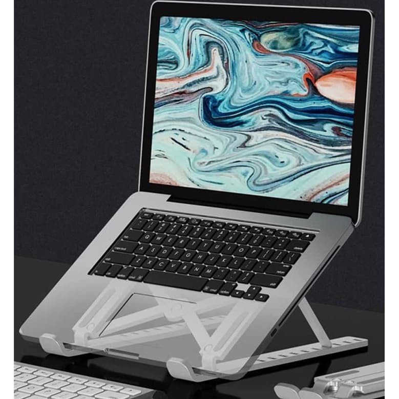 Suporte Apoio De Notebook Laptop Compacto Articulado Home Office / Suporte Notebook / Porta Notebook Preto