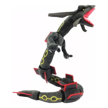 Pokémon Rayquaza Preto Boneco De Pelúcia Articulada 75cm
