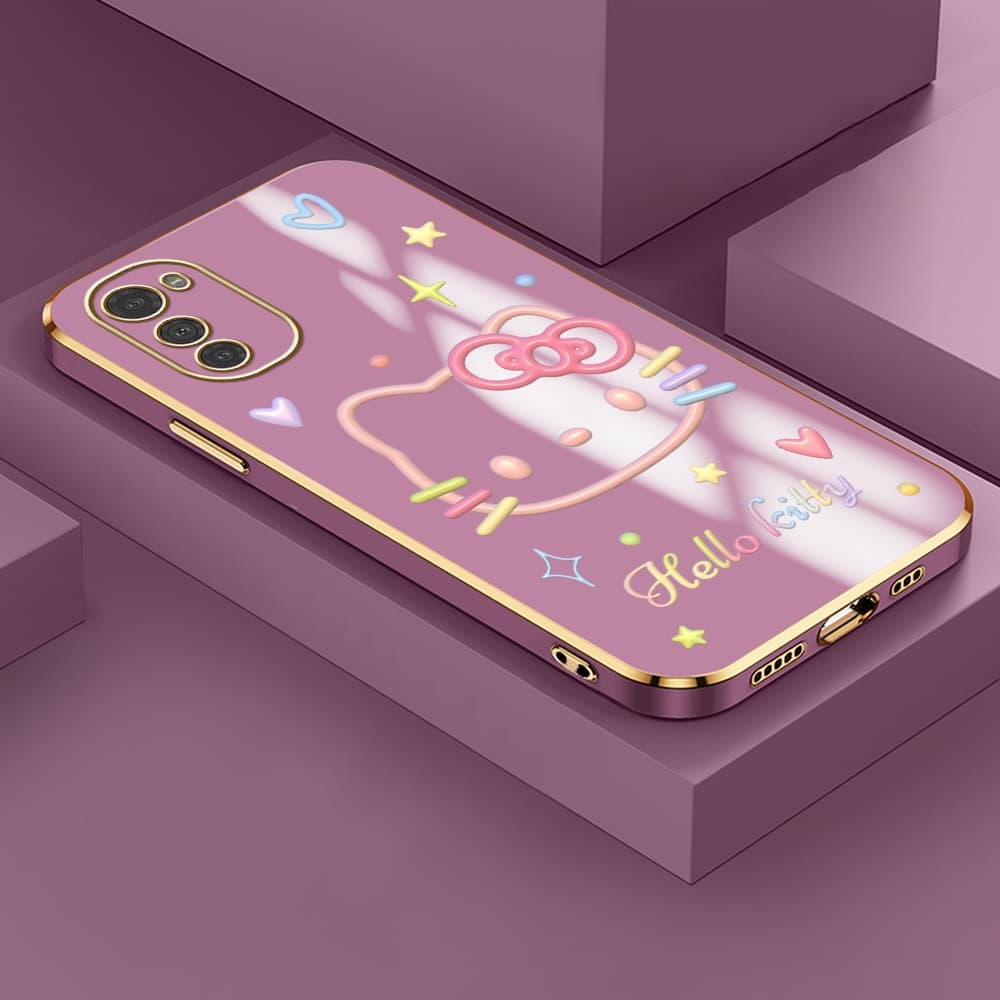 Capinha Para Motorola Moto E32 Case De Celular Macia Soft Silicone casal Desenho Fofo Anti choque Protetora DD1054