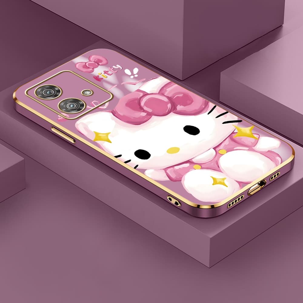 Capinha Para Motorola Moto Edge 40 Neo 5G Case De Celular Macia Soft Silicone casal Desenho Fofo Protetora DD1095