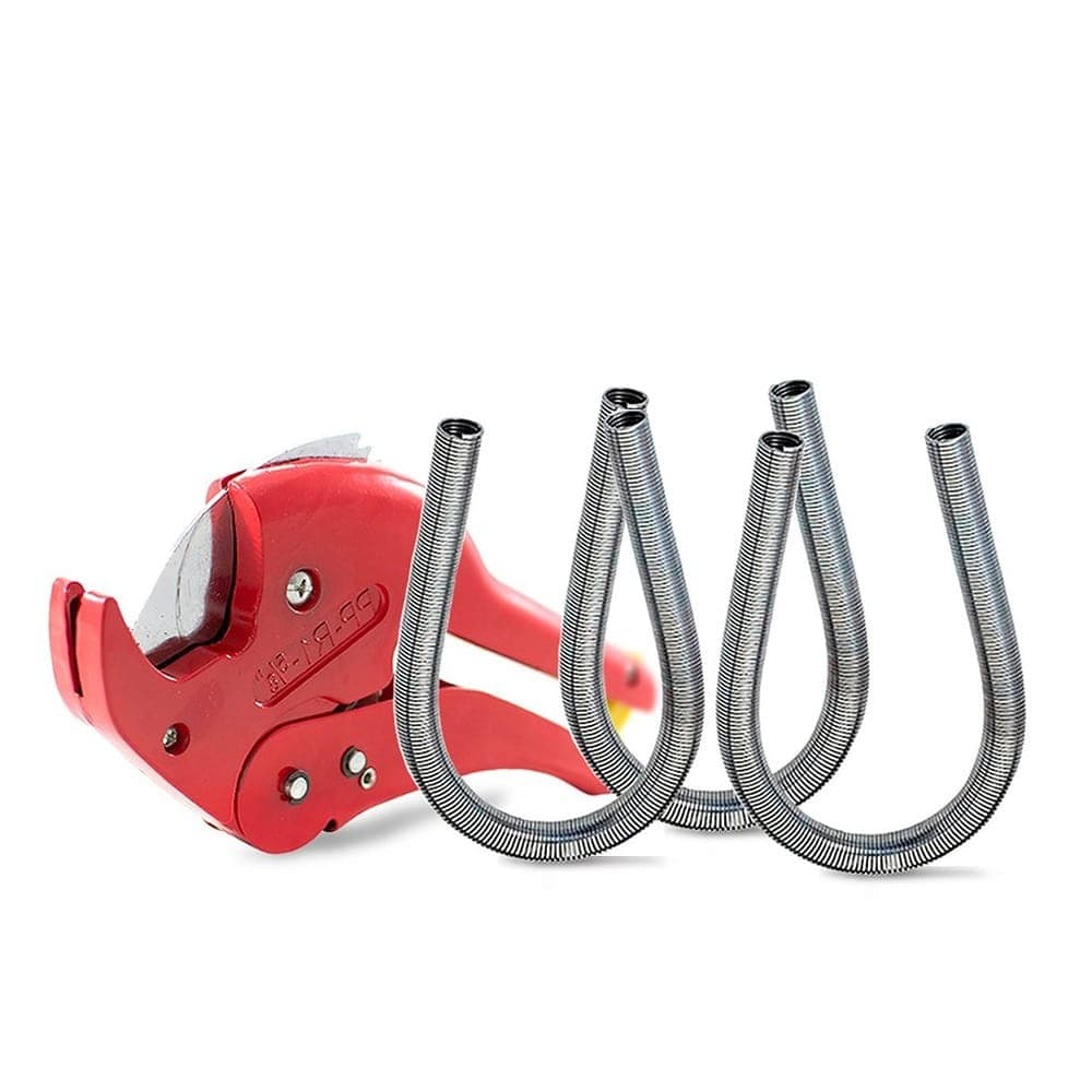 Kit Molas Curvar Tubos Pex 16-20-26mm + Tesoura Tudogás Profissional Kit Completo Tubulação Cortador