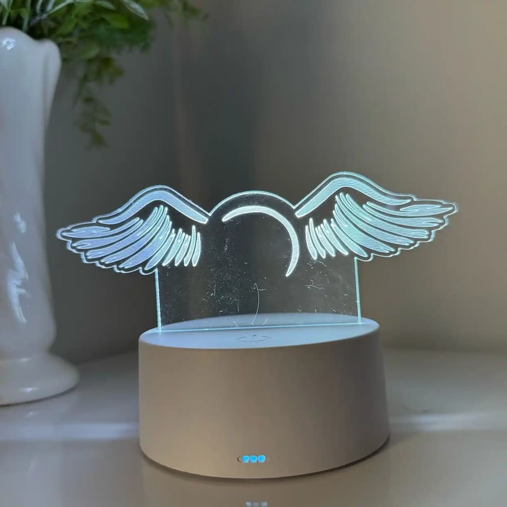 Luminária LED 3D Em Acrílico Abajur Presente Criativo - Luminária LED - HARRY POTTER