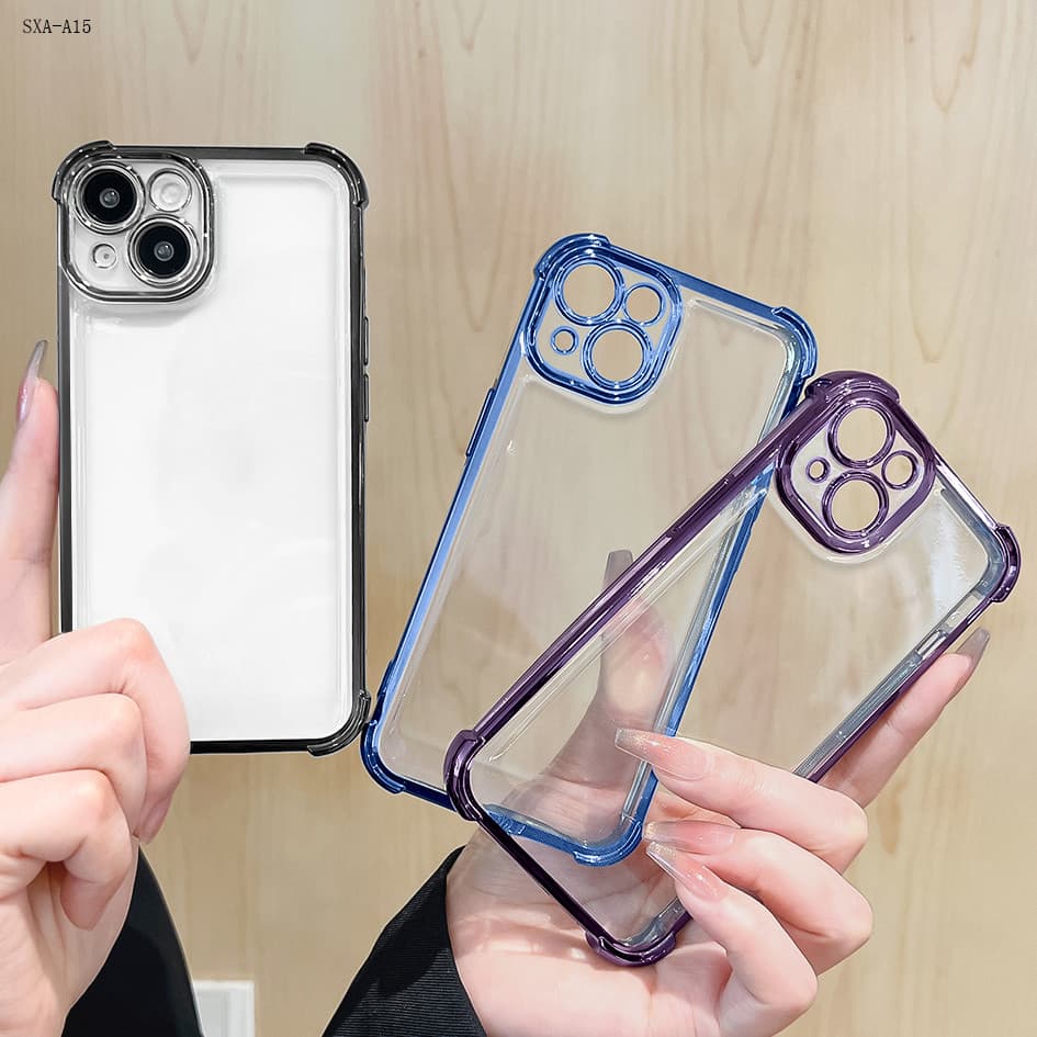 Capinha Para Samsung Galaxy A15 A14 A13 A12 A05 A05S A04E A03 A10S Core 4G 5G Capa Transparente Silicone Celular 0000