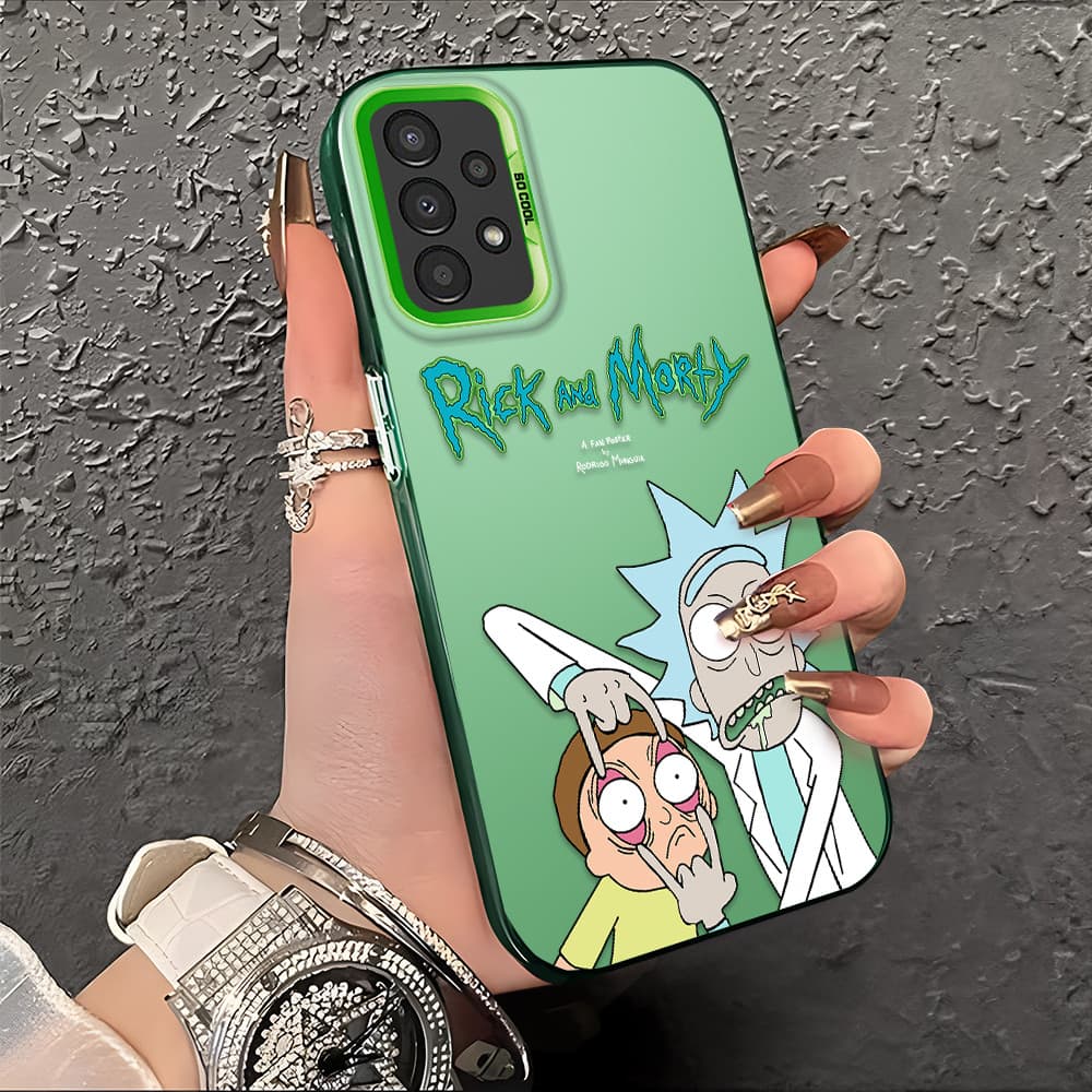 Capinha Para Samsung Galaxy A13 A04S 4G 5G Rick Morty dura Case De Celular 2109