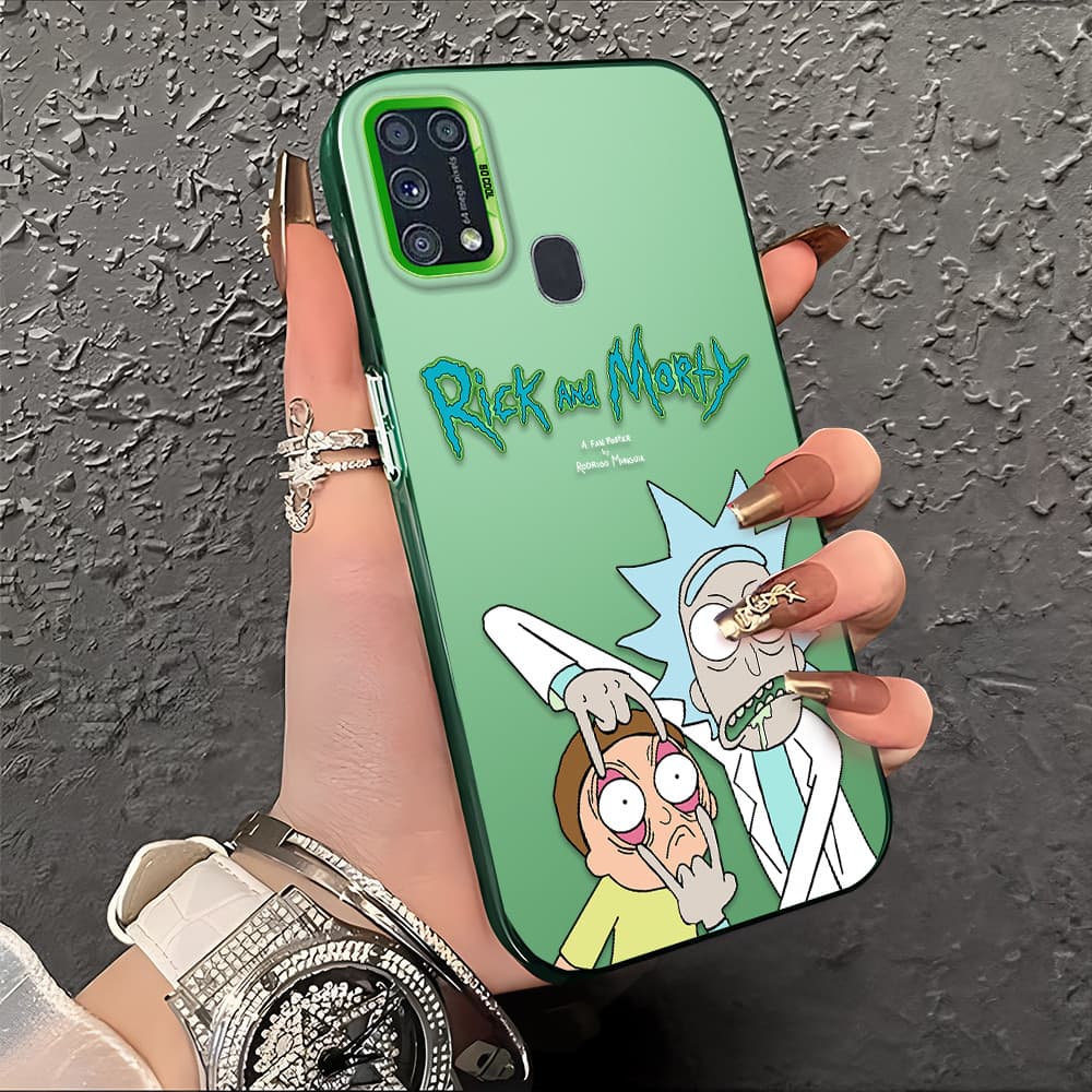 Capinha Para Samsung Galaxy M31 Rick Morty dura Case De Celular 2109