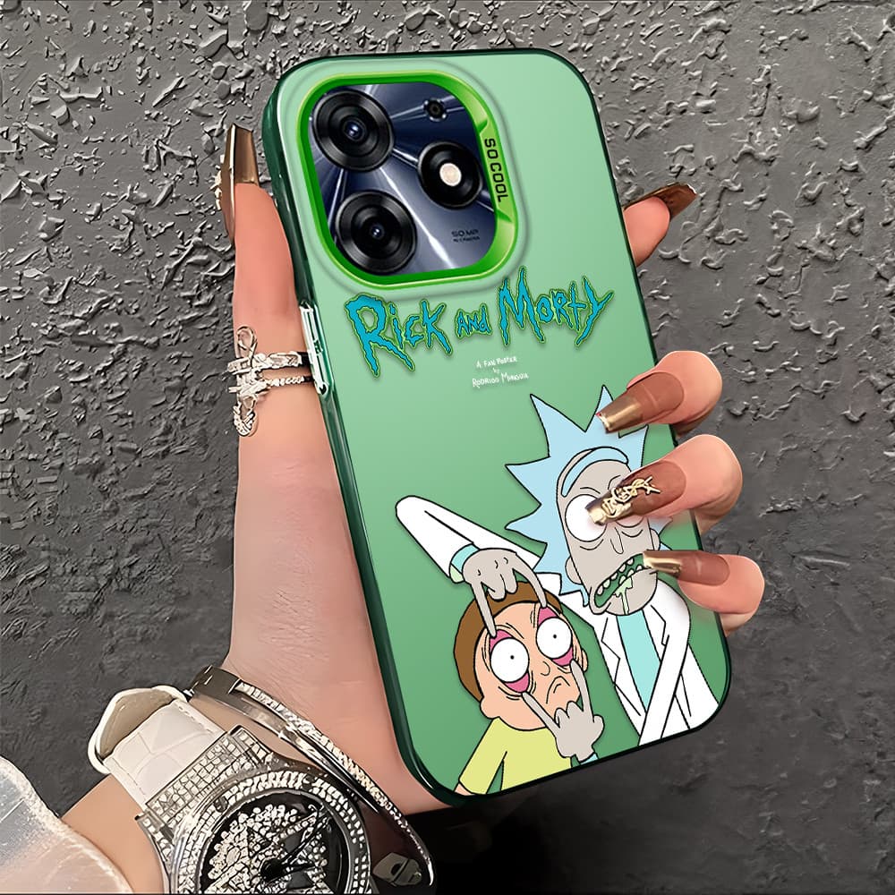 Capinha Para Tecno Spark 10 Pro Rick Morty dura Case De Celular 2109