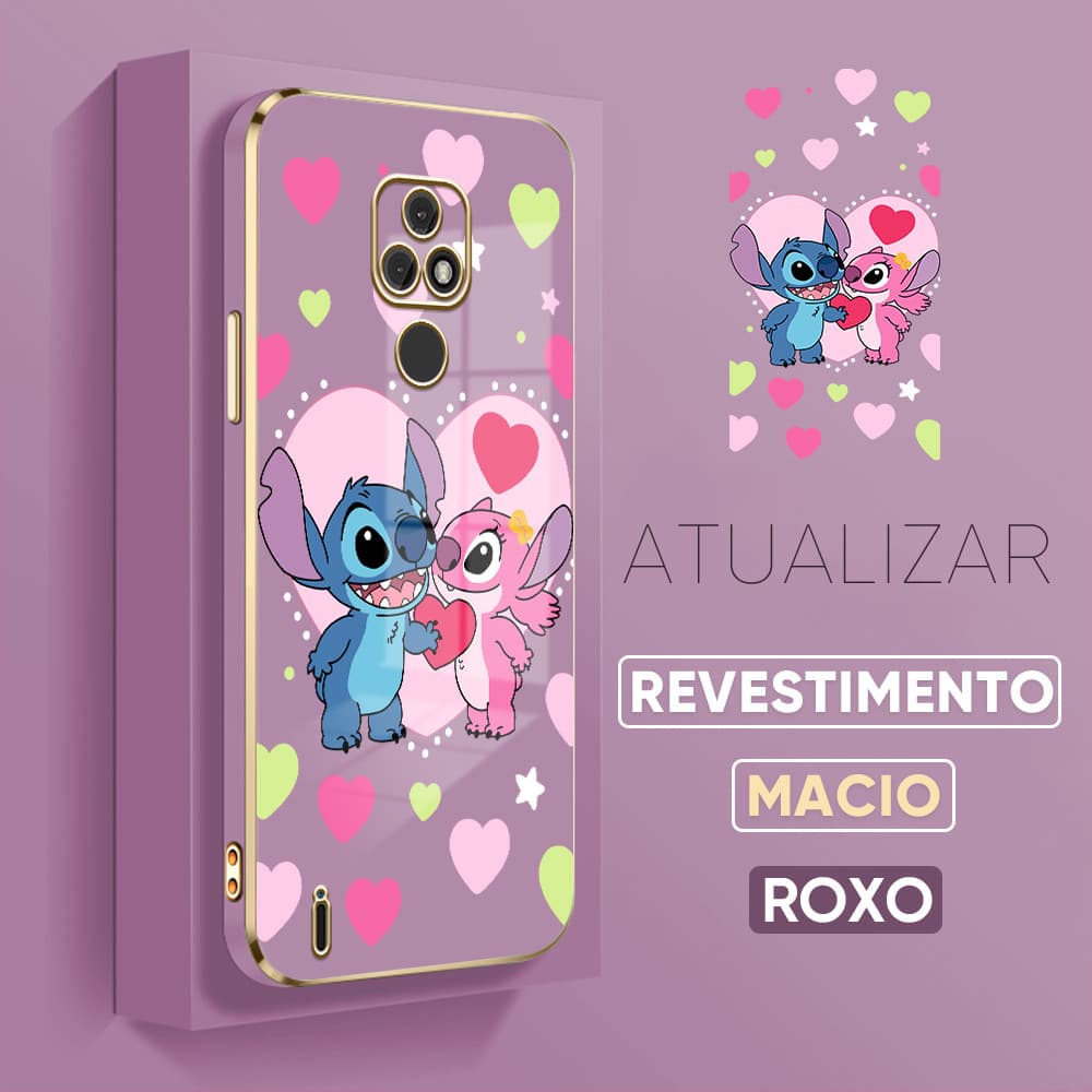 Capinha Para Motorola Moto E7 Case De Celular Macia Soft Silicone Desenho Fofo Anti choque Protetora DD1803