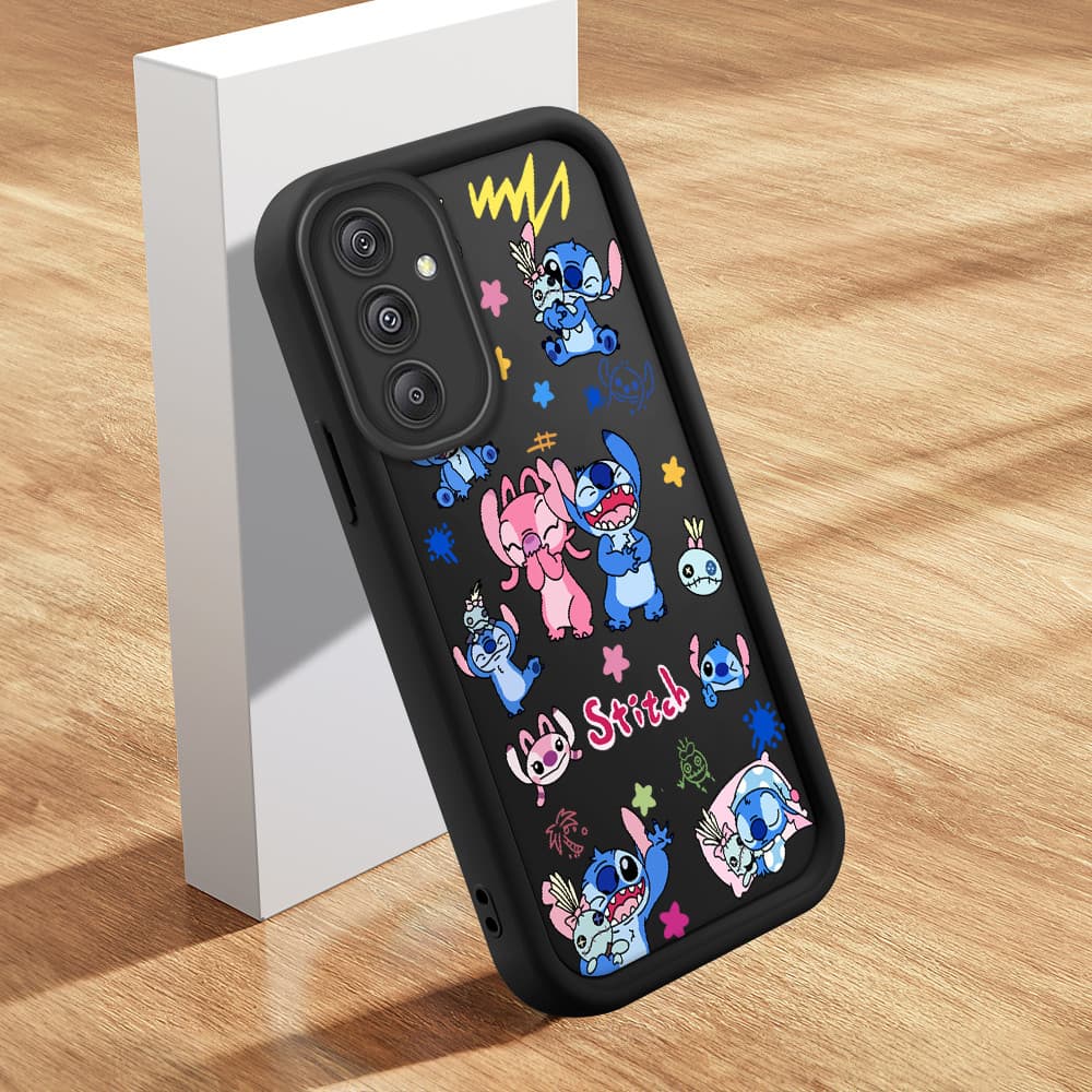 Capa Para Samsung Galaxy M34 5G Capinha Fofa Stitch Silicone De Celular 5281