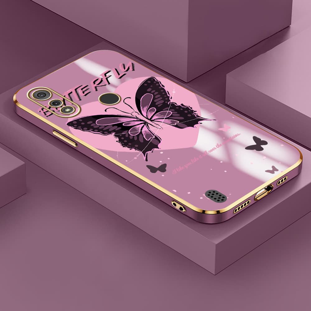 Capinha Para Motorola Moto E6S 2020 Capa Borboleta Bonita De Celular 1080