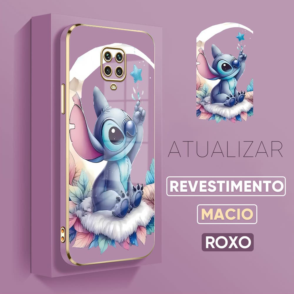 Capa Para Capinha Xiaomi Redmi Note 9 9S Pro Max Stitch De Celular 1923