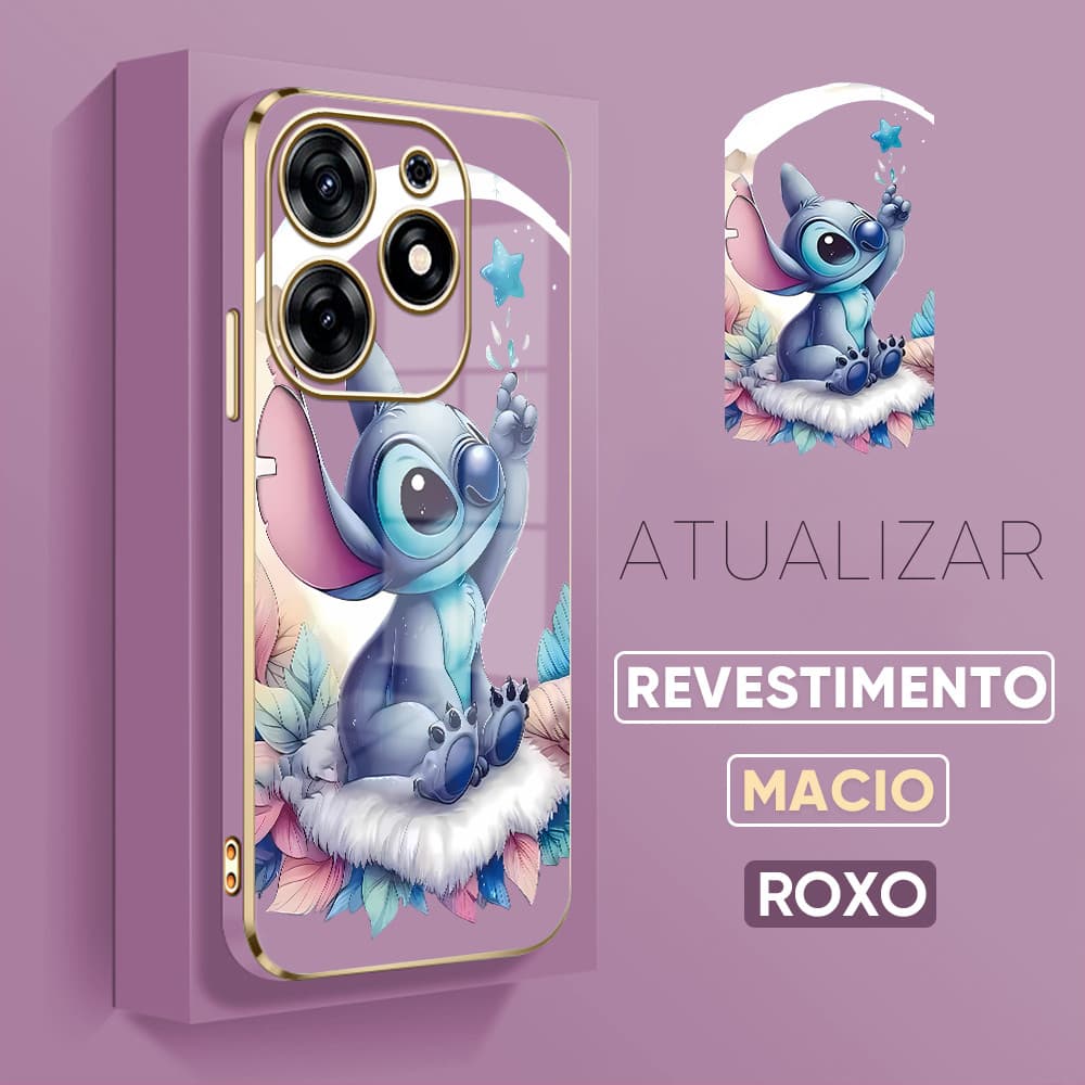 Capa Para Capinha Tecno Spark 10 Pro Stitch De Celular 1923