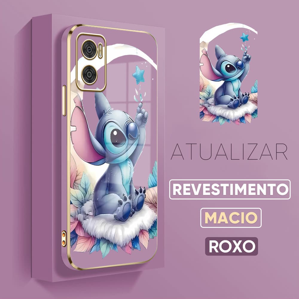 Capa Para Capinha Motorola Moto E22 Stitch De Celular 1923
