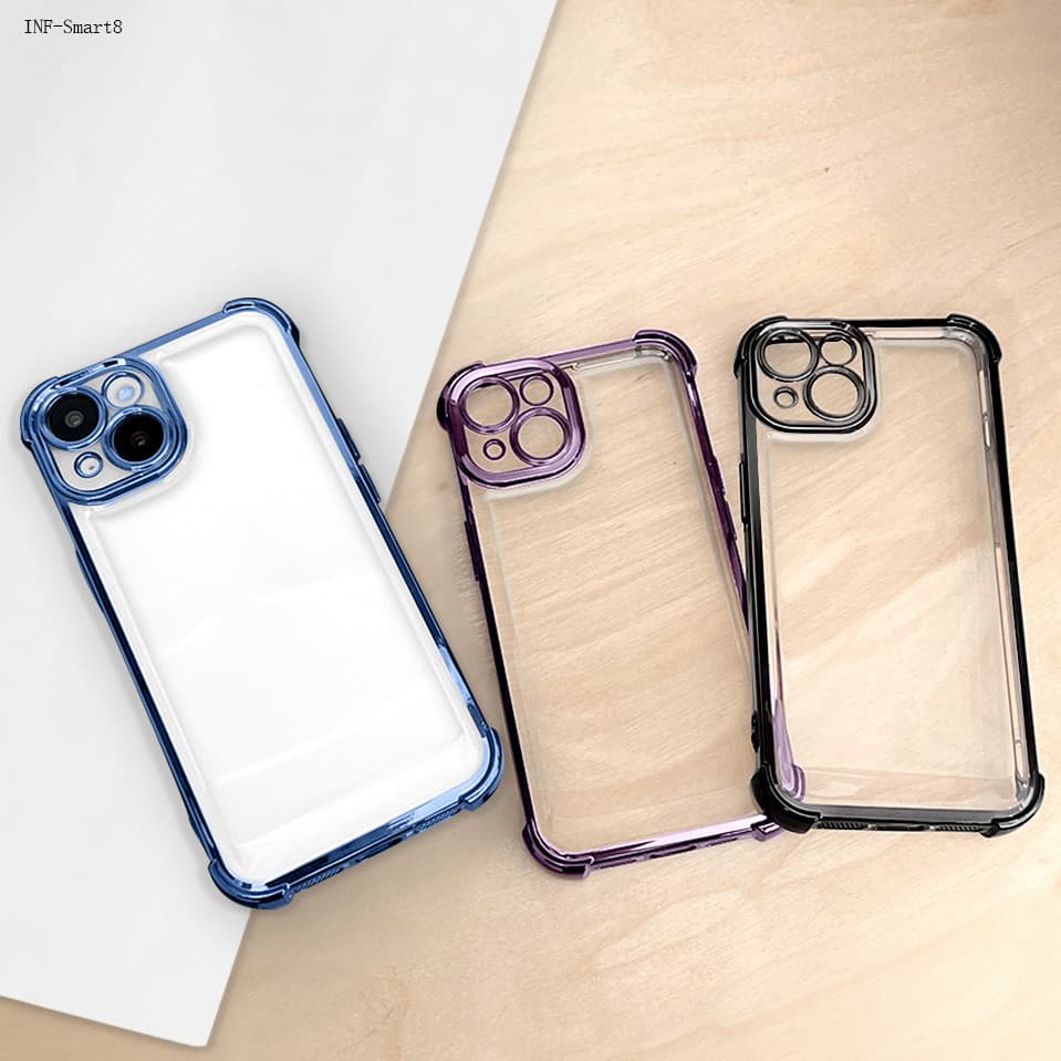 Capa Para Infinix Smart 9 8 Pro Capinha Transparente Celular 0000 FS