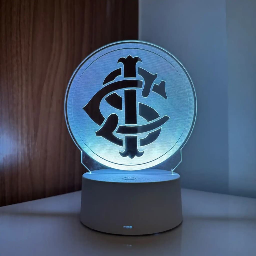 Luminária LED 3D Em Acrílico Abajur Presente Criativo - Luminária LED - Internacional