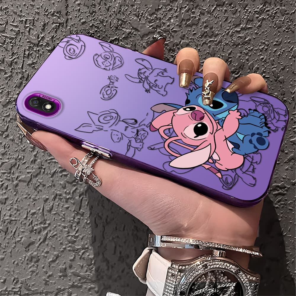 Capa Para Xiaomi Redmi 9A Capinha De Silicone Anti choque roxo Celular verde estampada criativa Case CY2914