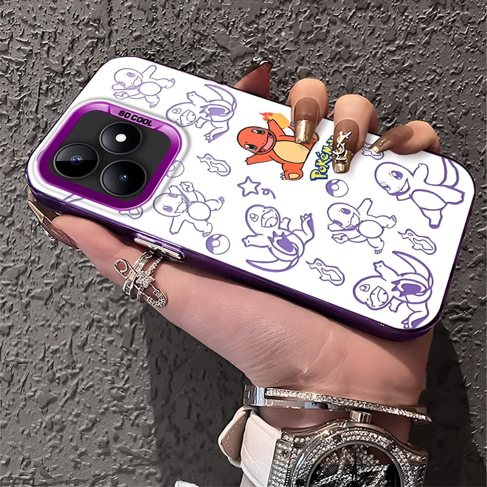 Capa Para Realme C53 C51 Note 50 Narzo N53 Capinha De Silicone Anti choque Celular estampada criativa Case CY2965